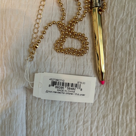 NWT Betsey Johnson Pencil Necklace โ๏ธ๐ - Picture 4 of 10